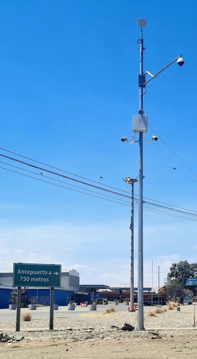 Punto de vigilancia del proyecto municipal de Arica